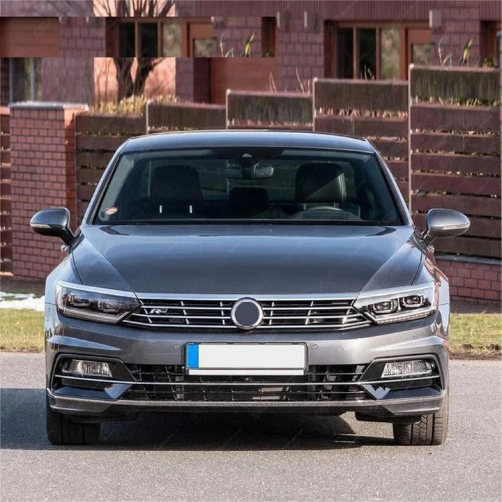 Car Craft Compatible With Vw Volkswagen Passat B8 2016-2019 Upgrade Facelift Convert To B8 R Line Style Front Bumper Bodykit