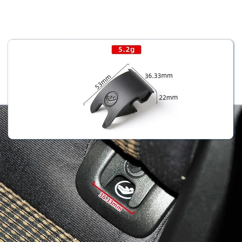 Car Craft Compatible With Audi Q5 2009-2016 Rear Child Seat Belt Lock Isofix Cover Trim 8r08871874pk CC-8974