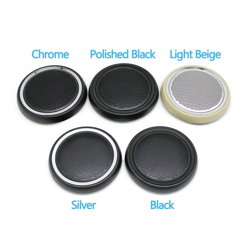 Car Craft Compatible With Mini Cooper Clubman R55 08-14 R58 12-15 R56 07-14 R57 09-15 R59 12-14 R56 N 09-13 Car Front Door Woofer Speaker Grill Cover 51412753066 Black