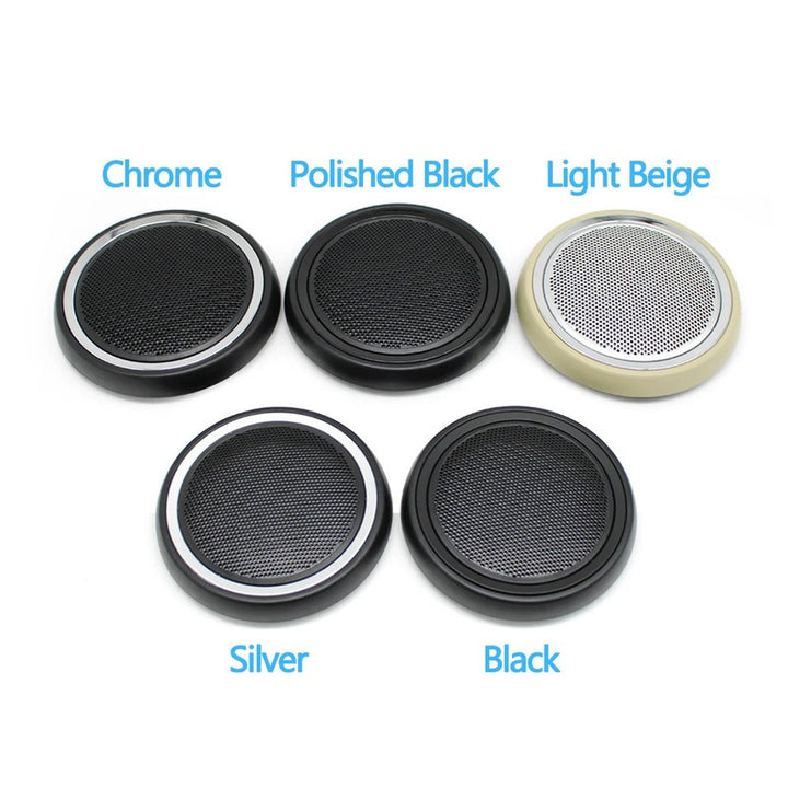 Car Craft Compatible With Mini Cooper Clubman R55 08-14 R58 12-15 R56 07-14 R57 09-15 R59 12-14 R56 N 09-13 Car Front Door Woofer Speaker Grill Cover 51412753066 Black