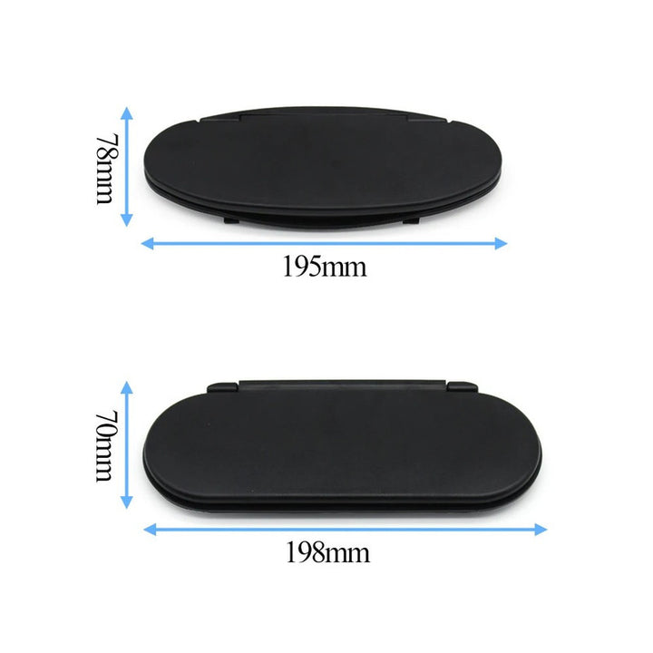 Car Craft Compatible With Bmw Mini R55 R56 2006-2013 Jcw R55 2010-2013 Sun Shade Panel Sun Visor Makeup Cosmetic Mirror Cover 51167361864-1 Gray A