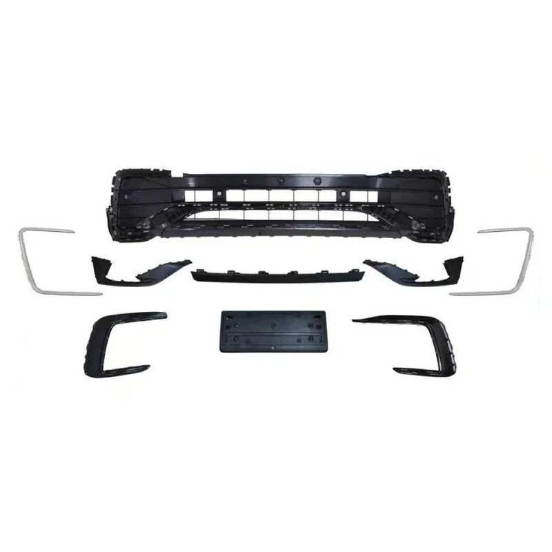 Car Craft Compatible With Vw Volkswagen Tiguan 2021-2023 Upgrade Facelift Convert To R Line Style Front Bumper Bodykit