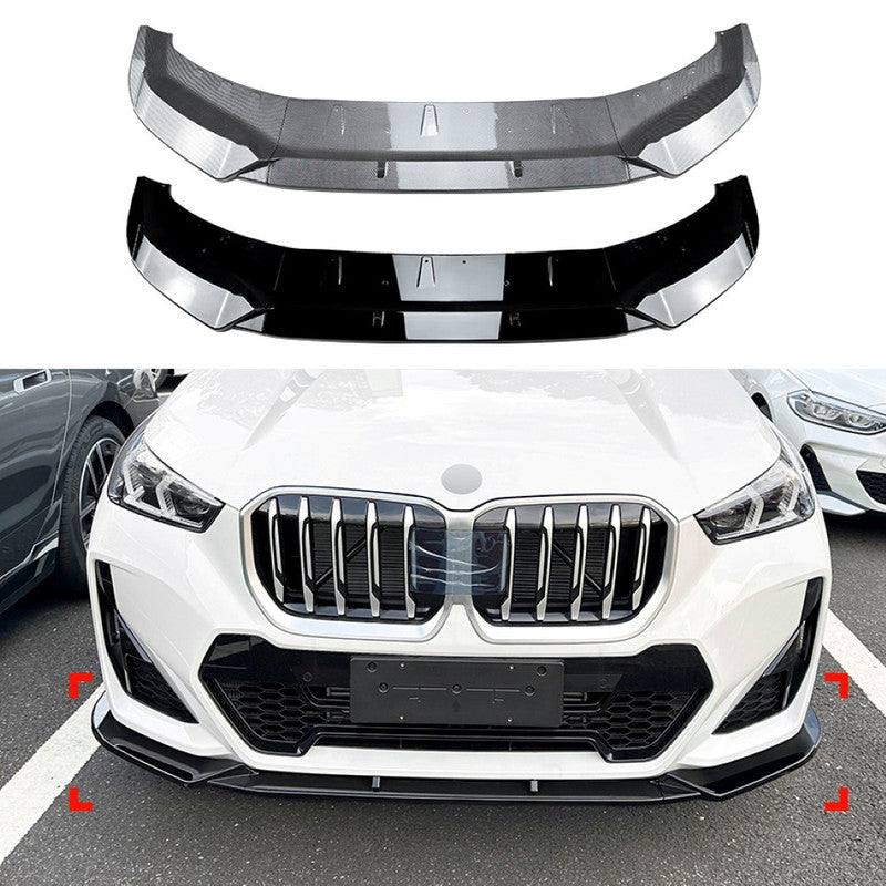 Car Craft Compatible With Bmw X1 U11 2023+ Front Bumper Lip Splitter Skirst Carbon Fiber Look Zst-522 Cf