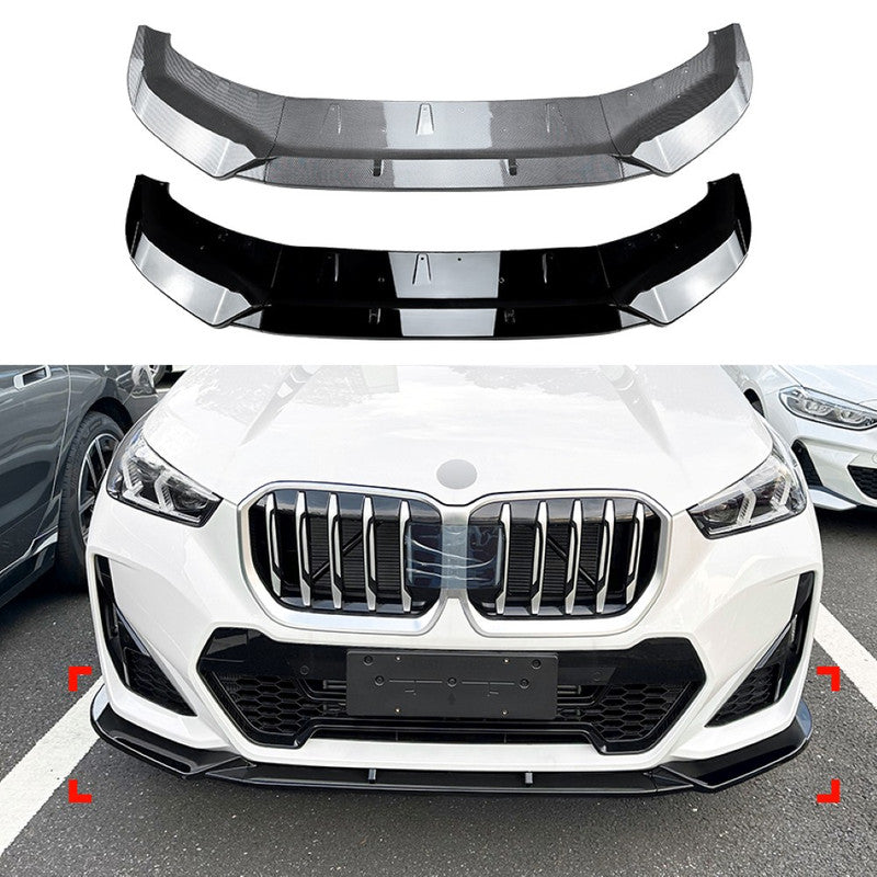 Car Craft Compatible With Bmw X1 U11 2023+ Front Bumper Lip Splitter Skirst Glossy Black Zst-522 Gb