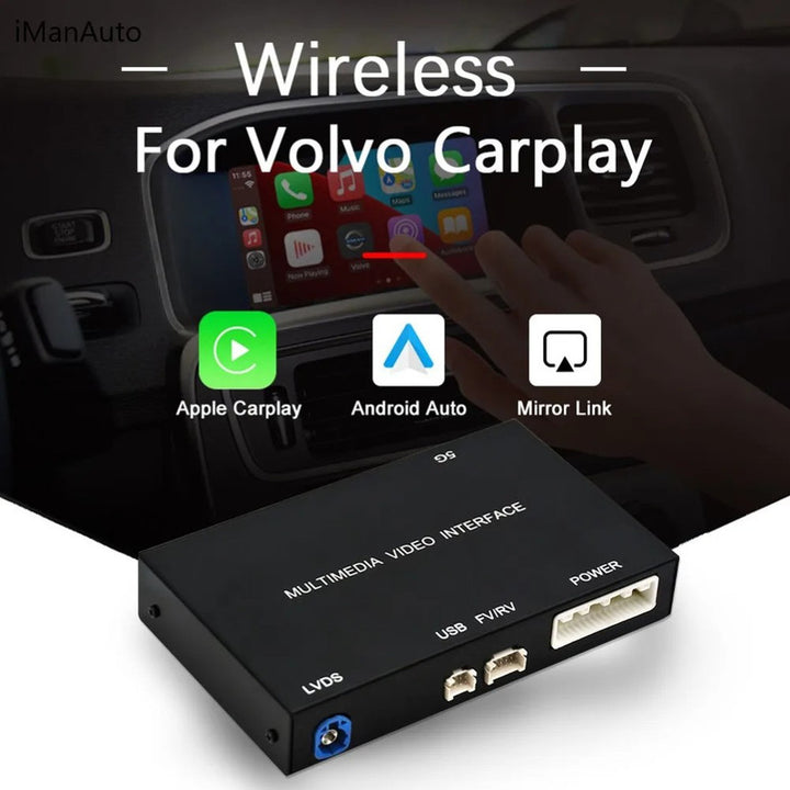 Car Craft Compatible With Volvo Xc60 Xc70 S60 S80 V60 V70 V40 2015-2018 Wireless Apple Carplay Android Auto Module Box For Car Play Decoder