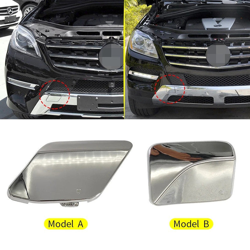 Car Craft Compatible With Mercedes Benz Ml W166 2012-2015 Front Bumper Tow Hook Towing Tochan Trailer Cover 1668851223 Unpainted Model A - CAR CRAFT INDIA