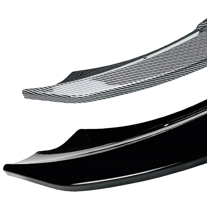 Car Craft Compatible With Mercedes Benz A Class W176 2012-2015 Standard Front Bumper Lip Splitter Diffuser Skirst Flag Canard Carbon Fiber Look Zst-583 Cf