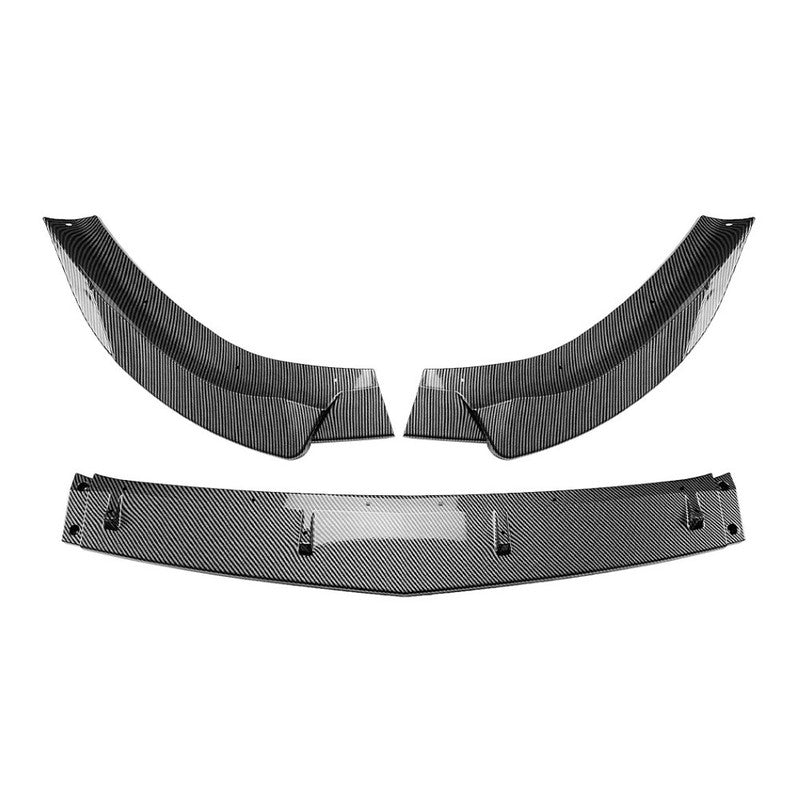 Car Craft Compatible With Mercedes Benz A Class W177 2018-2022 Standard Front Bumper Lip Splitter Diffuser Skirst Flag Canard Carbon Fiber Look Zst-639 Cf