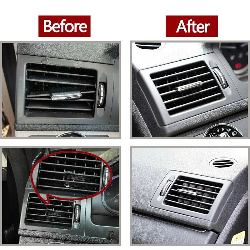 Car Craft Compatible With Mercedes Benz C Class W204 2007-2010 Right Hand Driver Car Front Air Conditioning Ac Vent Grill Trim Outlet Assembly 20483013548490-a Moka Left CC-7925 - CAR CRAFT INDIA
