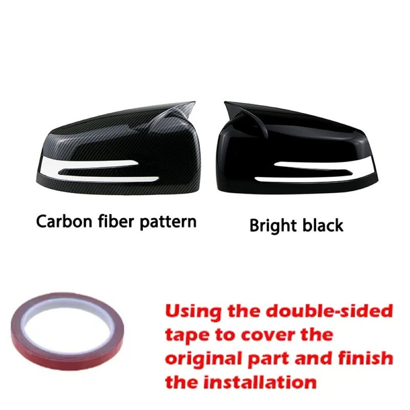 Car Craft Compatible With Mercedes A B C E S Gla Cla Class W176 13-18 W246 12-18 W204 08-14 W212 10-15 W221 06-13 W117 14-18 Gla W156 14-18 Side Rear View Mirror Cover Cap Ar-mr-059 Glossy Black Ar-mr-059 Gb CC-8578 - CAR CRAFT INDIA