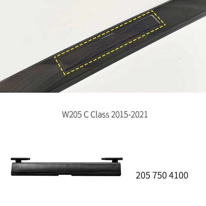 Car Craft Compatible With Mercedes Benz C Class W205 2015-2021 Glc W253 X253 2016-2022 Car Roof Rail Molding Trim Luggage Rack Cover Plate 2057504100 Unpainted - CAR CRAFT INDIA