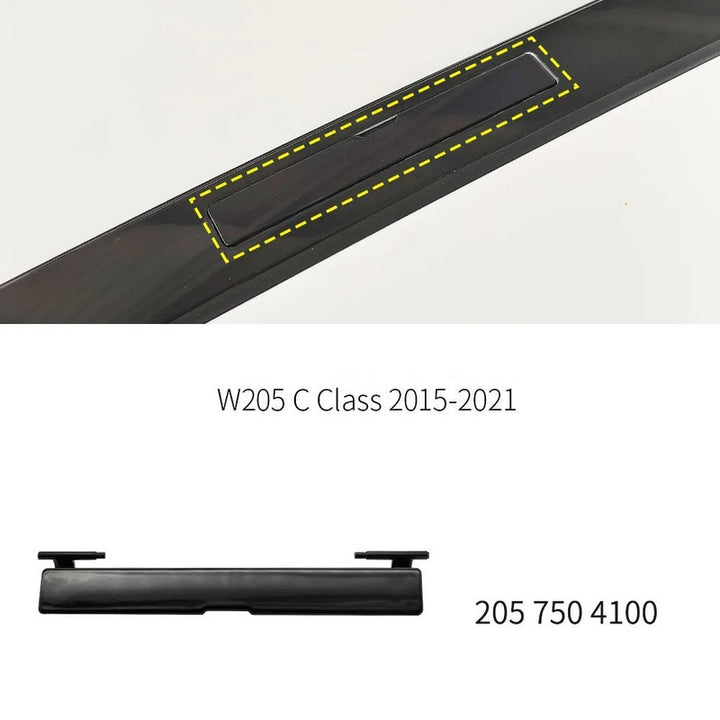 Car Craft Compatible With Mercedes Benz C Class W205 2015-2021 Glc W253 X253 2016-2022 Car Roof Rail Molding Trim Luggage Rack Cover Plate 2057504100 Unpainted - CAR CRAFT INDIA