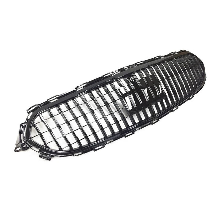 Car Craft Compatible With Mercedes Benz E Class W213 Lci 2020-2024 Car Front Racing Bumper Show Grille Maybach Style Black With Radar Sensor - CAR CRAFT INDIA