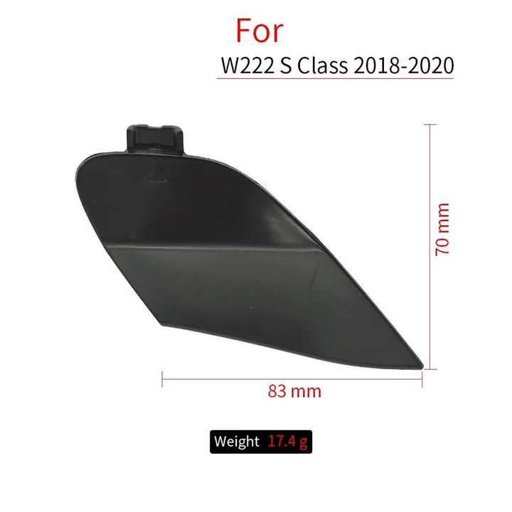 Car Craft Compatible With Mercedes Benz S Class W222 Lci 2018-2022 Front Bumper Tow Hook Towing Tochan Trailer Cover 2228850500 Unpainted - CAR CRAFT INDIA