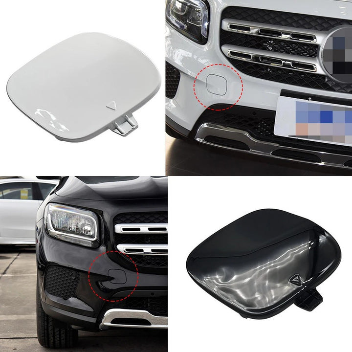 Car Craft Compatible With Mercedes Benz Glb W247 2020-2024 Front Bumper Tow Hook Towing Tochan Trailer Cover 2478857700 Unpainted - CAR CRAFT INDIA