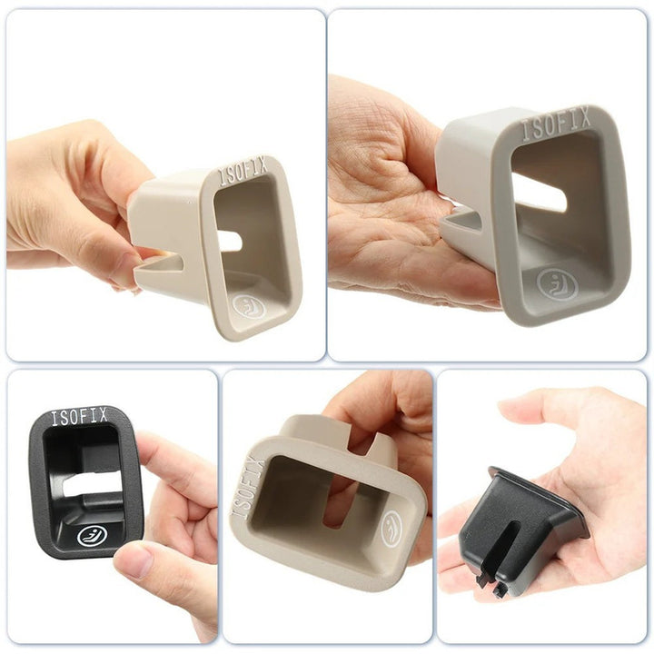 Car Craft Compatible With Mercedes Benz V Class Vito W447 W448 2016-2025 Rear Bracket Child Seat Clip Rear Seat Buckle Isofix Cover 44786801399051 Black CC-8935