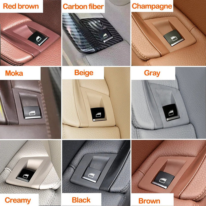 Car Craft Compatible With Bmw 5 Series F10 2010-2017 Car Interior Door Armrest Inside Pull Handle Window Switch Cover Oyester 51417225895l 51417225896r Rhd Model A CC-7883 - CAR CRAFT INDIA