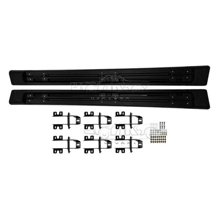 Car Craft Compatible With Jeep Wrangler Jl 4 Door 2018-2024 Car Side Step Running Boards Steel Running Board Nerf Bar Ar-jep-012 Black CC-8563 - CAR CRAFT INDIA