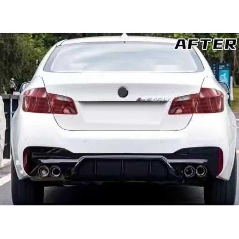 Car Craft Compatible With Bmw 5 Series F10 2010-2017 Front Rear Bumper Upgrade Convert To M Sport M5cs F90 G30 M5 Style Bodykit Body Kit Bumper Side Skirt Rear After Lip Diffuser Exhasut Pipe Tips Gc F10 18 039 CC-10683