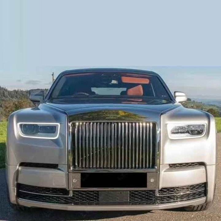 Car Craft Compatible With Rolls Royce Phantom 6th Generation Old Upgrade Facelift Convert To New 7th Generation Style Fender Glass Fiber Can Be Used With Facelift Kit For Non Cut 1:1 - CAR CRAFT INDIA