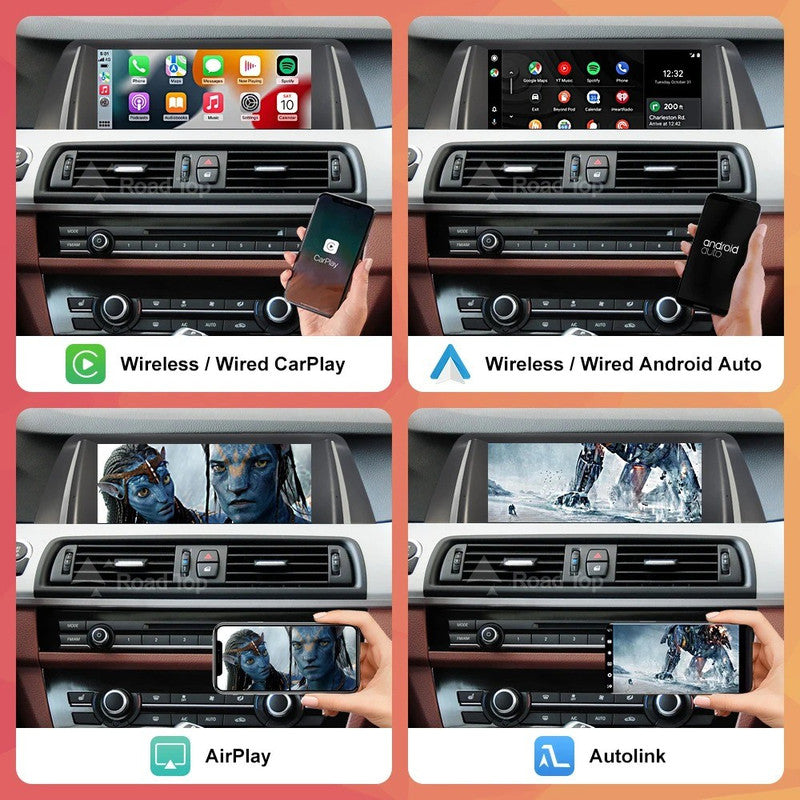 Car Craft Compatible With Bmw 5 Series F10 2010-2017 Android Multimedia Infotainment Player With Wireless Carplay And Android Auto 4+64gb Gb Nbt 10.20 Inch