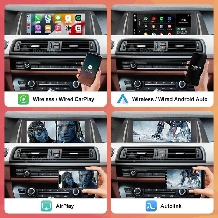 Car Craft Compatible With Bmw 5 Series F10 2010-2017 Android Multimedia Infotainment Player With Wireless Carplay And Android Auto 4+64gb Gb Nbt 10.20 Inch