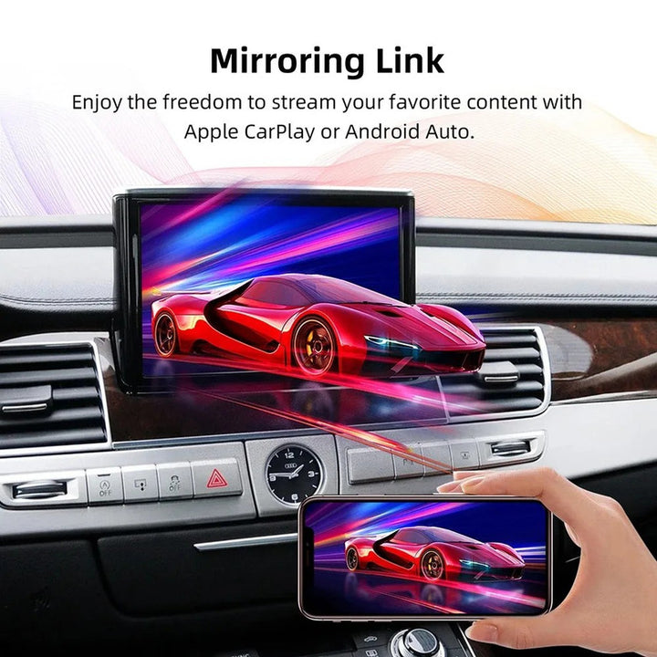 Car Craft Compatible With Audi A8 2010-2018 Upgrade To Wireless Apple Carplay Android Auto Adapter Carplay Box With Screeen Mirror Link Google Maps Mmi 3g A8 10 - CAR CRAFT INDIA