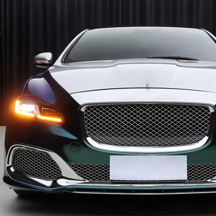 Car Craft Compatible With Jaguar Xj Xjl 2010-2019 Upgrade Facelift Convert To 2020 Style Bodykit Front Rear Bumper Headlight Taillight Skirt Exhaust Pipe Tip - CAR CRAFT INDIA