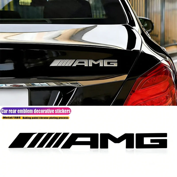 Car Craft Compatible With Mercedes A B C E G Gl Gle Gle Ml R S V Class Amg Badge Emblem Logo Letter Black