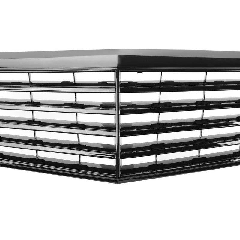 Car Craft Compatible With Mercedes Benz E Class W211 2007-2009 Front Bumper Upgrade Convert To Amg C63 Show Grill Amg Black GC