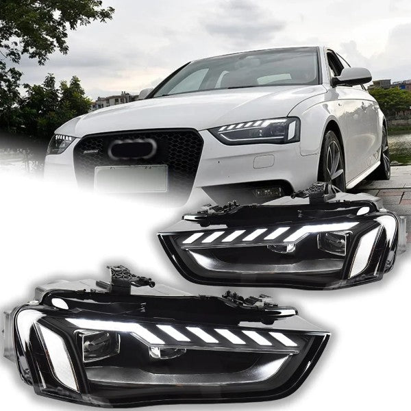 Car Craft Compatible With Audi A4 B8pa 2013-2016 Car Front Upgraded Head Light Lamp Xenon Headlight Retrofit Upgrade Modified Led Drl Hid Light For Helogen Car Usa - CAR CRAFT INDIA