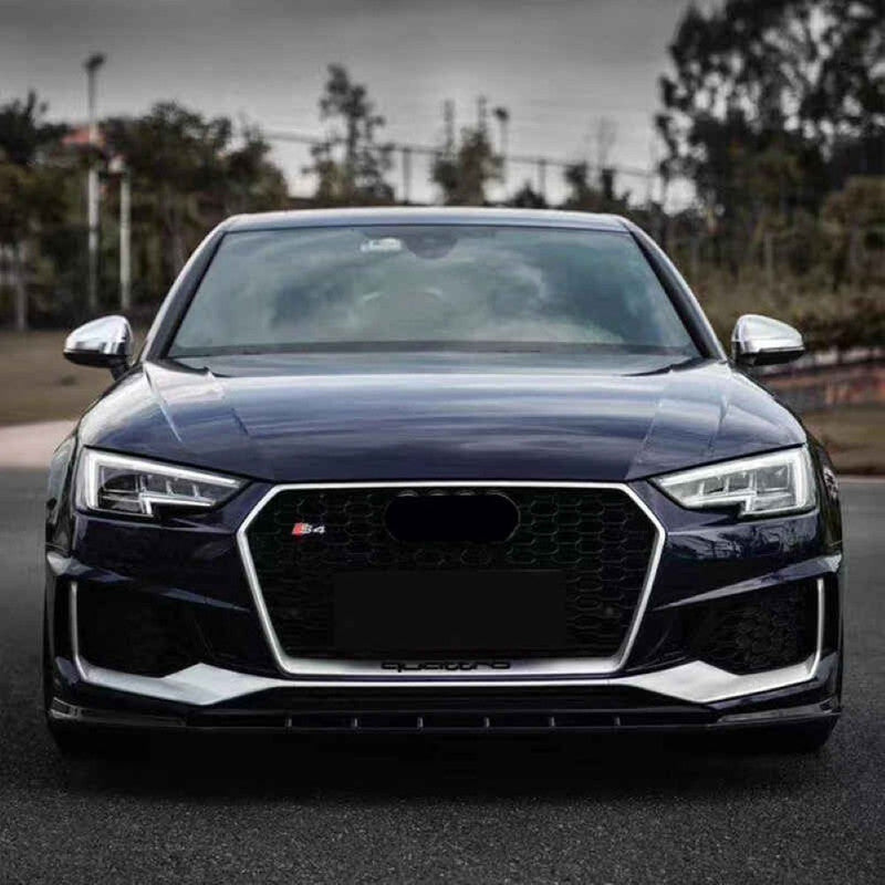 Car Craft Compatible With Audi A4 B9 S4 2017-2019 Upgrade Facelift Convert To 2017 Style Rs4 Sport Bodykit Bumper Grill Lip Trim Skirt Front