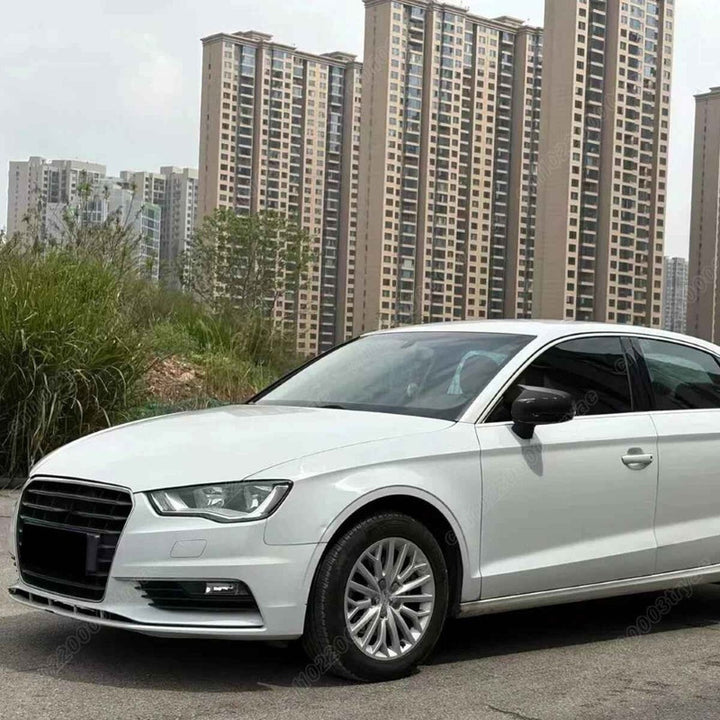 Car Craft Compatible With Audi A3 8p A4 A5 B8.5 S5 Rs3 Rs4 Rs5 2013-2016 Side Rear View Case Wing Cap Shell Housing Mirror Covers 3m Tape Pasting Style Glossy Black