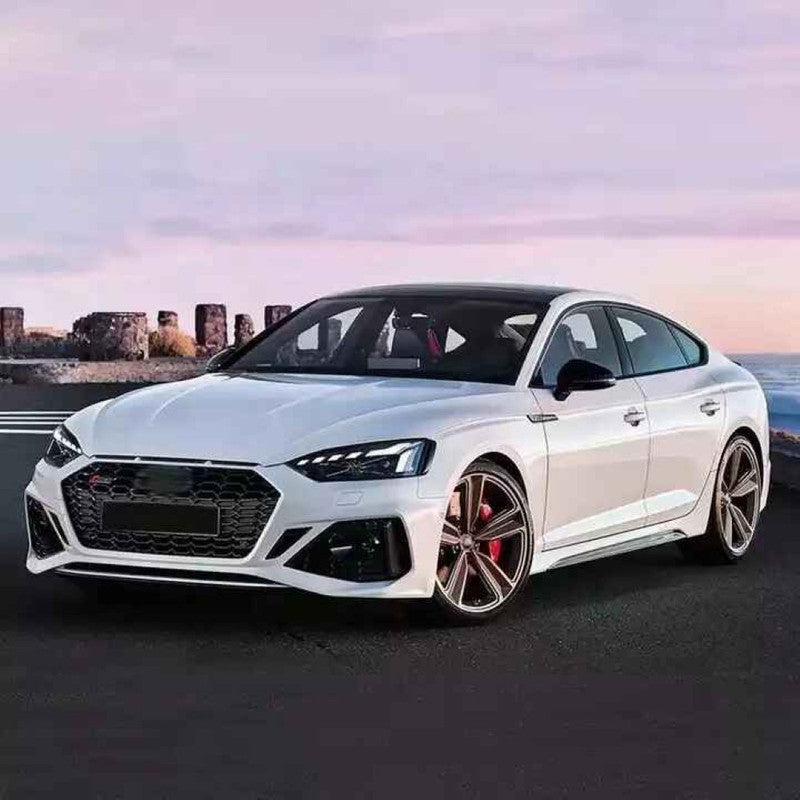 Car Craft Compatible With Audi A5 S5 Rs5 2017-2020 Upgrade Convert To Rs5 S5 2021 Style Sport Front Bumper Bodykit Grill Fog Grill A5-037 Gc - CAR CRAFT INDIA