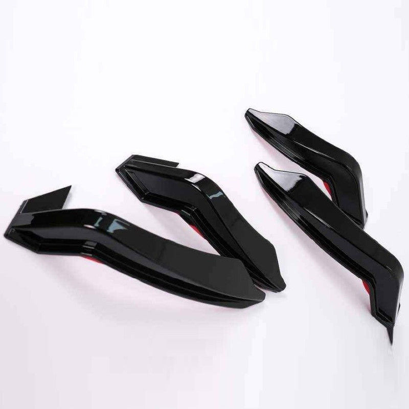 Car Craft Compatible With Audi A5 2017-2020 S5 Rs5 Front Bumper Lip Splitter Skirt Trim Cannard Wind Knife A5-032/033 Gc - CAR CRAFT INDIA