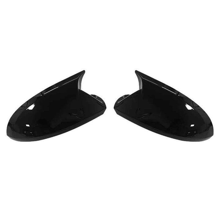 Car Craft Compatible With Audi A6 C7 S6 Rs6 2012-2018 Side Rear View Case Wing Cap Shell Housing Mirror Covers 3m Tape Pasting Style Glossy Black CC-11512