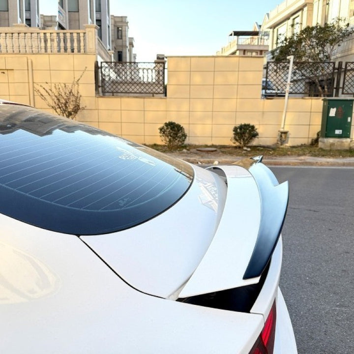 Car Craft Compatible With Audi A7 S7 Rs7 2011-2017 Rear Trunk Wing Boot Roof Lip Spoiler Zst-1432 Cf Carbon Fiber Look - CAR CRAFT INDIA