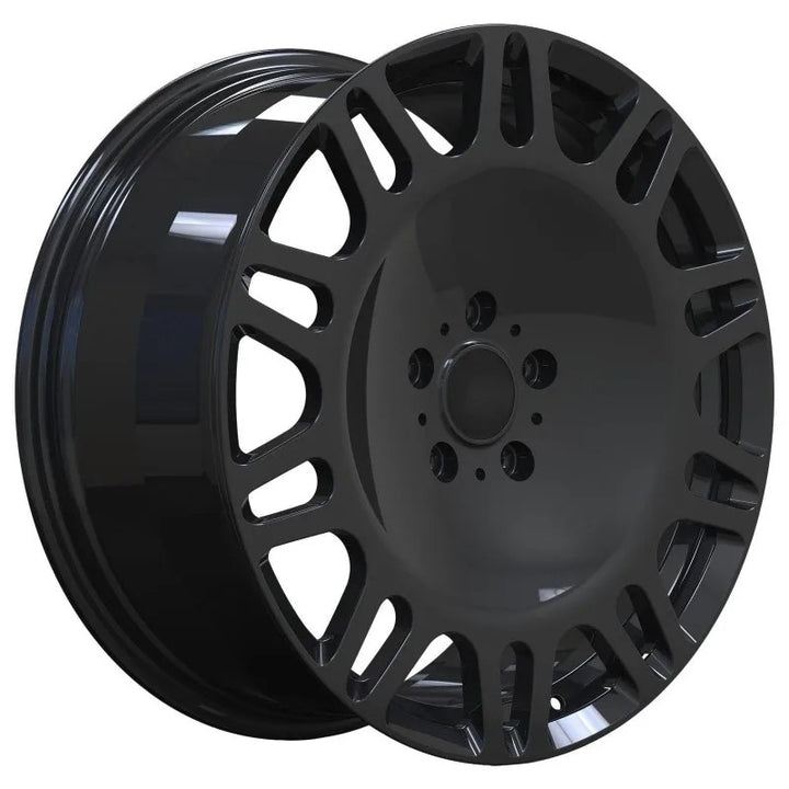 Car Craft Compatible With Mercedes A B C E S W177 W205 W206 W212 W213 W214 W221 W222 W223 W464 W463 W465 Gla W156 W247 Gle Gls W166 W167 Forged Alloy Wheel Macwheel Rim Maybach Style 21 Inch 1pc BLACK - CAR CRAFT INDIA