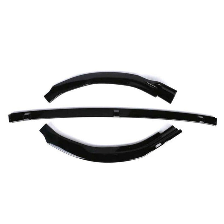 Car Craft Compatible With Toyota Camry 2018-2020 Front Bumper Lip Skirt Trim Glossy Black