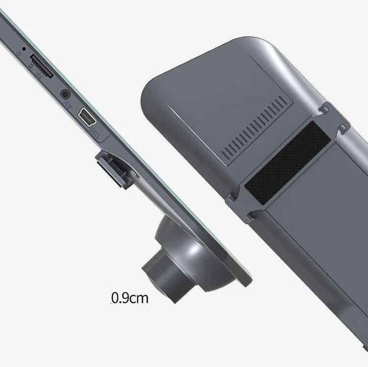 Car Craft Compatible With Car Touch Screen Rear View Mirror Dvt Camera 4.5 Inch 1080p Black Box Dvr Dual Lens Dash Cam With Rear Camera