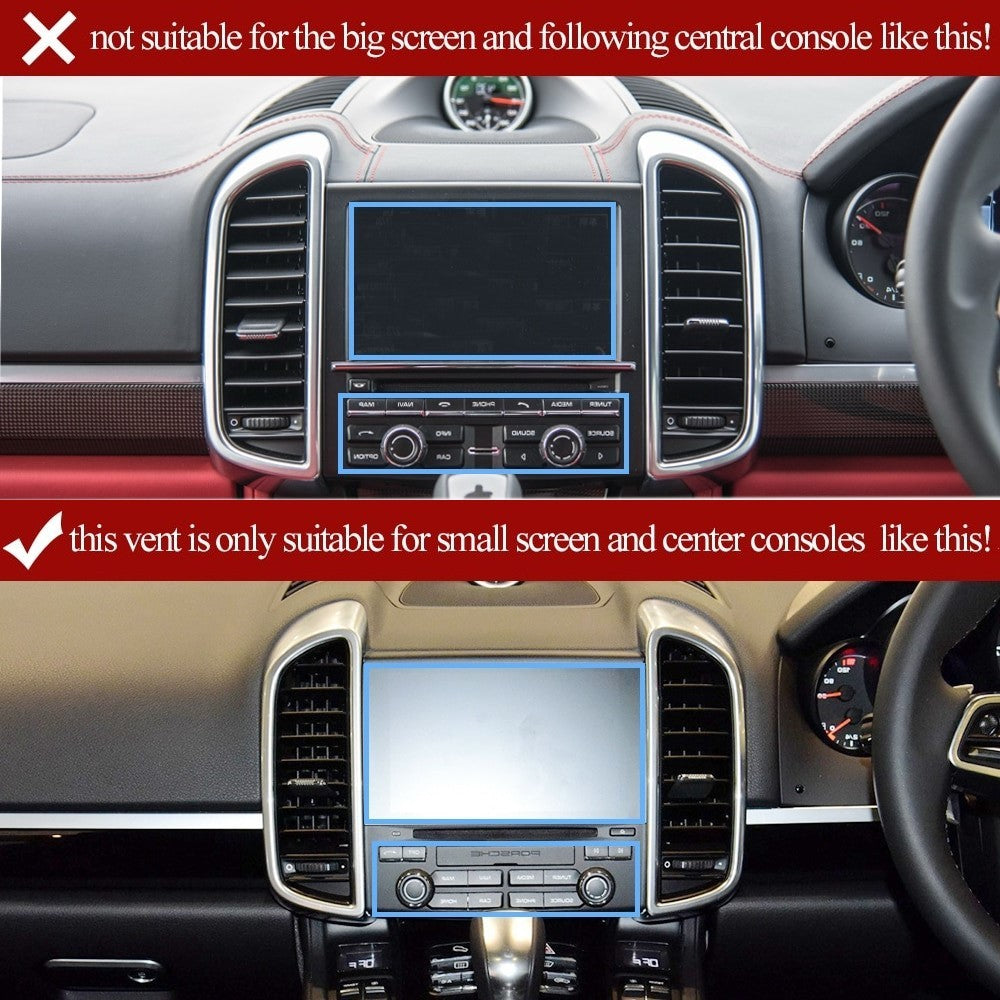 Car Craft Ac Vent Assembley Grill Assembley Compatible With Porsche Cayenne 2015-2017 Ac Vent Assembley Grill Assembley Centre Left 7p5819727f-a CC-7962