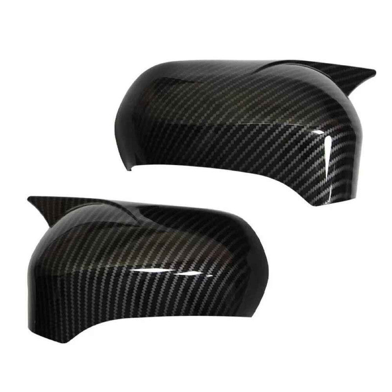 Car Craft Compatible With Honda Civic 2005-2011 Side Rear View Case Wing Cap Shell Housing Mirror Covers 3m Tape Pasting Style Without Mirror Light Carbon Fiber Look CC-11531