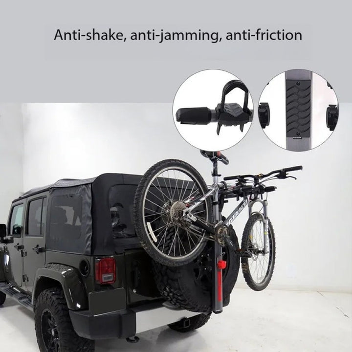 Car Craft Compatible With Land Range Rover Defender Jimny Wrangler Cycle Stand Bycycle Rear Rack Bike Rack Spare Tire Type For Tank