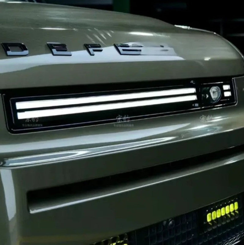 Car Craft Compatible With Land Range Rover Defender 90 110 130 L663 2020-2026 Front Show Grill Led Light Long - CAR CRAFT INDIA