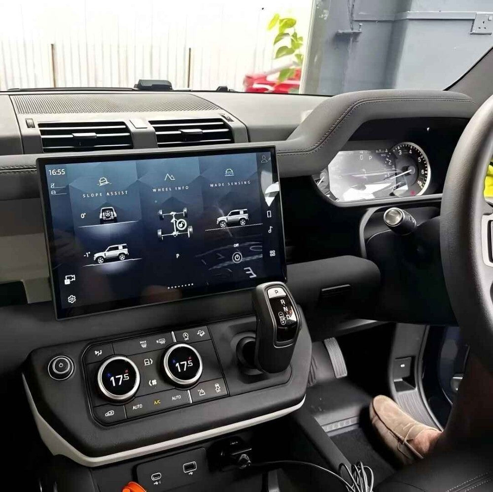 Car Craft Compatible With Range Land Rover Defender 90 110 130 L663 2020-2024 Android Multimedia Infotainment Touchscreen Touch Dvd Player Wireless Carplay Android Auto 4gb +64gb 13.3 Inch