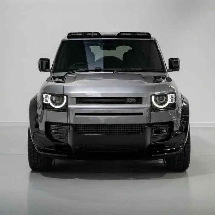 Car Craft Compatible With Range Land Rover Defender L663 2020-2025 90 110 130 Upgrade Convertion Bodykit Urban U Style Front Roof Spoiler With Light Led