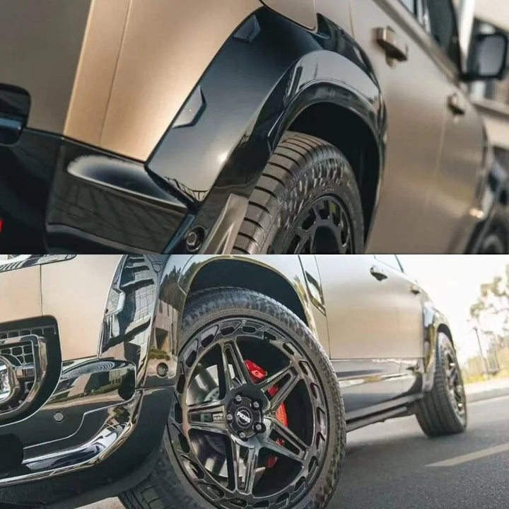 Car Craft Compatible With Range Land Rover Defender L663 2020-2025 110 130 Upgrade Convertion Bodykit Urban U Style Side Wheel Arch Trim Cover
