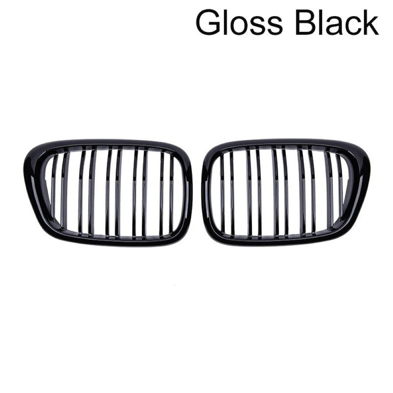 Car Craft Compatible With Bmw 5 Series E39 1988-2003 Upgrade Front Bumper Show Grill Glossy Black - CAR CRAFT INDIA