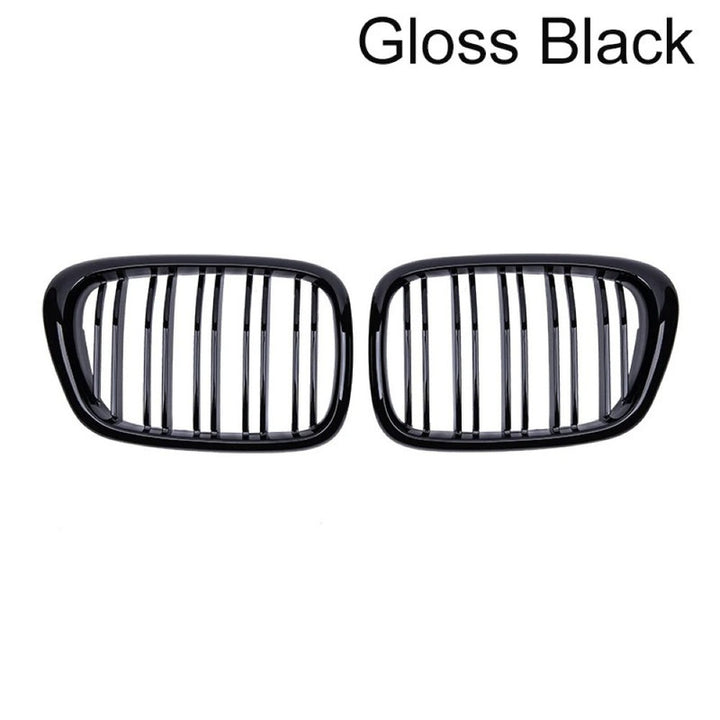 Car Craft Compatible With Bmw 5 Series E39 1988-2003 Upgrade Front Bumper Show Grill Glossy Black - CAR CRAFT INDIA