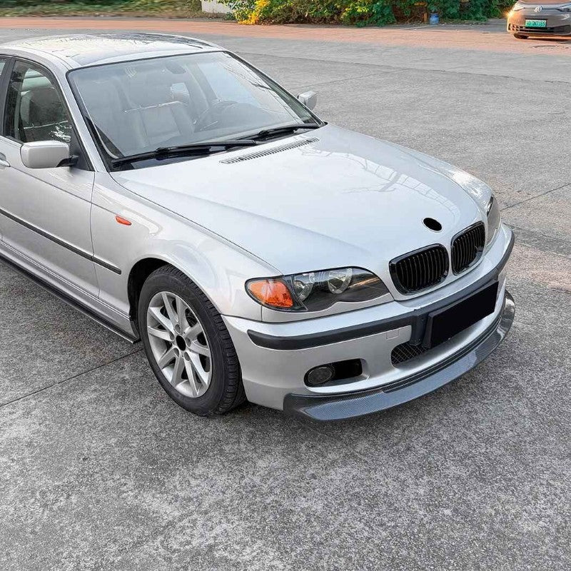 Car Craft Compatible With Bmw 3 Series E46 Sport 1998-2005 Front Bumper Lip Splitter Skirts Zst-1438 Cf Carbon Fiber Look CC-10010 - CAR CRAFT INDIA